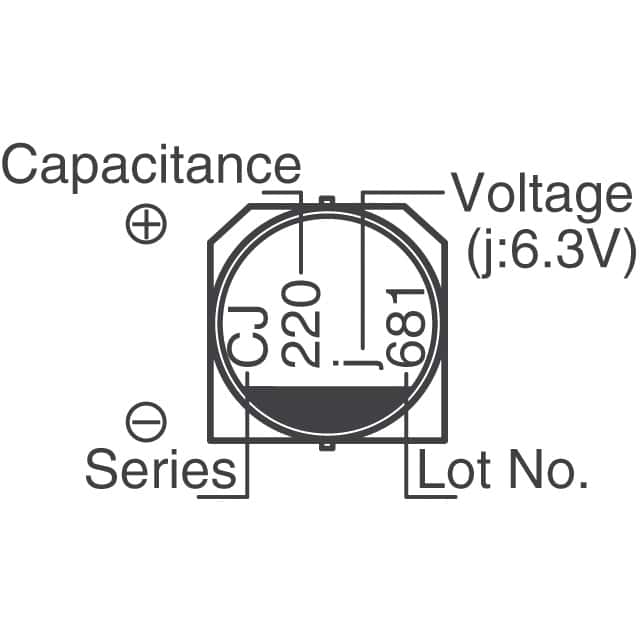 PCJ0E272MCL1GS Nichicon  Aluminum - Polymer Capacitors
